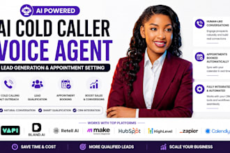 build ai cold caller voice agent for lead generation and appointment setting