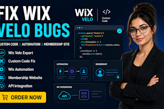 fix wix velo bugs custom code issues fix wix automation wix membership website