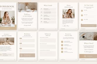 design canva course workbook design educational workbook digital course ebook