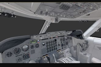 model realistic aircraft cockpits and exteriors for msfs 2024 and xplane