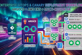 setup secure gitops pipelines using argocd and AWS eks