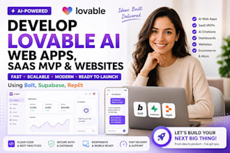 develop lovable ai apps, saas mvps, web apps