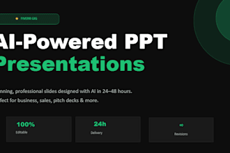 design a professional business presentation for your company