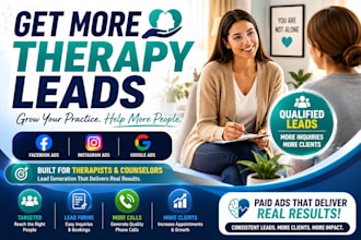 setup facebook ads instagram google ads for therapy chiropractor medicare leads