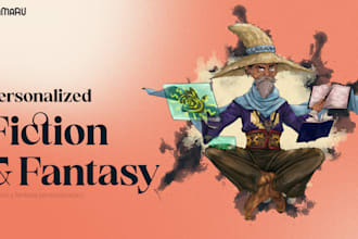 creo ilustraciones de fantasia y ficcion personalizadas