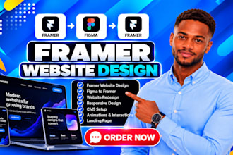 build framer website, framer website design, redesign and figma to framer