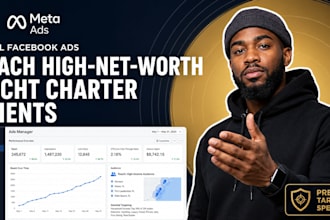 laser target high net worth clients using local facebook ads for yacht charters