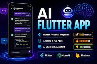 develop ai powered flutter app using openai chatgpt API
