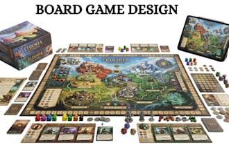 design board game card game tarot and tabletop game assets