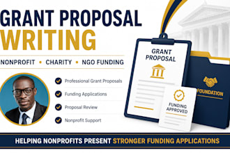 write a professional grant proposal for nonprofit charity and ngo
