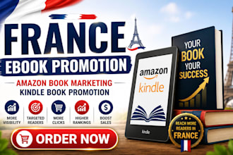 do france ebook promotion amazon book marketing kindle book promotion kdp ads