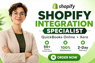 integrate shopify with quickbooks online or xero for automated accounting sync