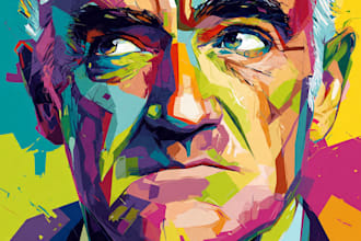 make a beautiful wpap pop art portrait