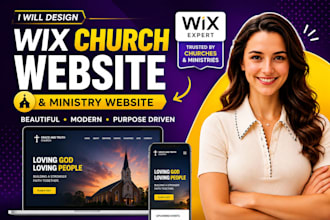 design wix church website for churches ministries and nonprofits