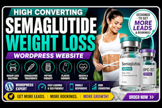 build a high converting semaglutide weight loss wordpress website