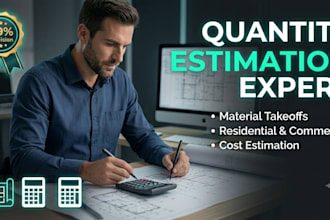 professional quantity estimation and material takeoff