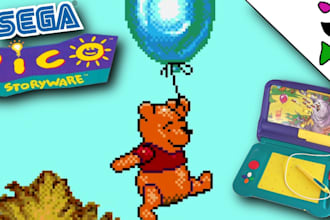 develop a custom pico 8, nes, or snes retro game