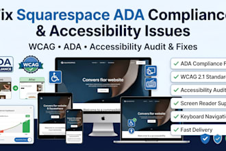 fix squarespace ada compliance and accessibility issues