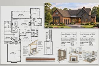 create architectural residential permit plan sets for city approval