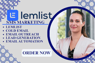 create and manage lemlist cold email campaigns and automated sequences