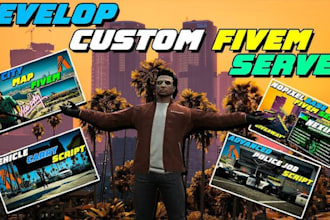 custom fivem server with scripts cars jobs and full roleplay setup ready server