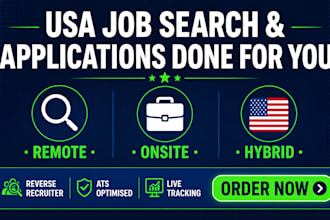 be your USA reverse recruiter, search and apply for remote or onsite jobs
