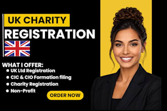 uk charity registration with charity commission, cic cio 501c3 nonprofit uk ltd
