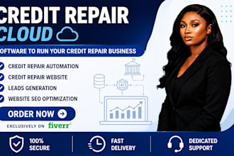 build credit repair website, automation, CRM and sales funnel