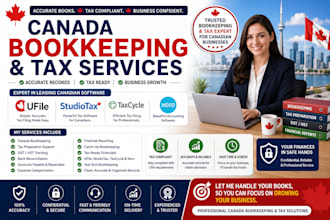do canada bookkeeping and tax in ufile, studiotax, taxcycle, xero