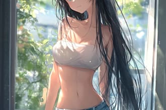 do a anime character