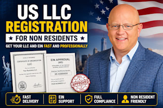 register your US llc for non residents with ein and compliance