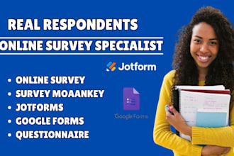 recruit target survey participants to fill research questionnaires, online polls