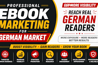 do germany ebook promotion amazon KDP marketing kindle book promotion