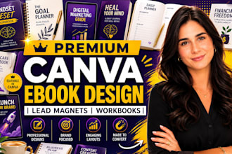 canva ebook design canva workbook lead magnet editable canva ebook pdf design