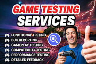 professional game testing and mobile app qa testing, game tester and beta tester