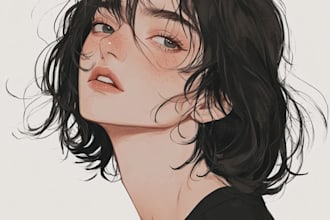 do a anime character