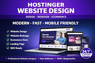 design hostinger website redesign wordpress website hostinger expert