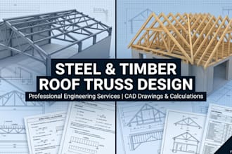 design steel and timber roof trusses for homes warehouses and sheds