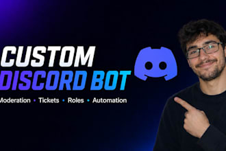 develop a custom discord bot for your server