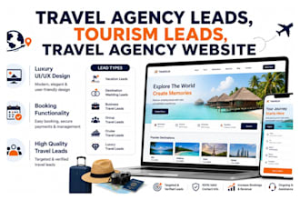 generate travel agency leads, tourism leads, build travel agency website