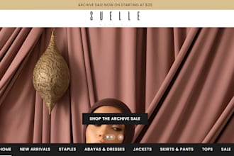design an islamic wear shopify store that drives sales fast