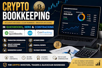 do crypto bookkeeping in quickbooks, xero and cointracking