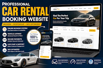 create a car rental booking website with online reservation system
