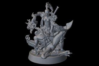 sculpt 3d models, action figures, toys for 3d printing and rendering