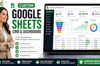 create automated google sheets CRM and KPI tracker with apps script