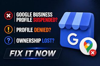 reinstate and recover denied google business profile fix suspended gmb