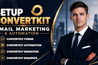 setup convertkit email marketing convertkit automation funnel landing page