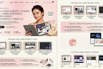 carrd website, landing page carrd portfolio carrd website development carrd co