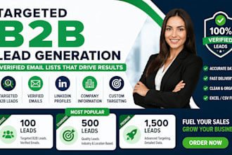 do targeted b2b lead generation and build verified email list