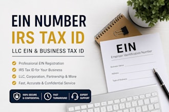 professional ein number irs tax id llc ein and business tax id